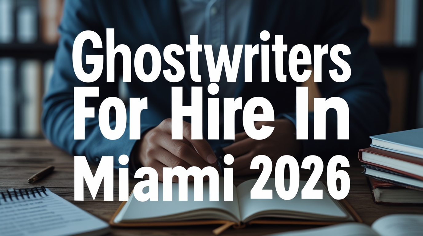 Ghostwriters for Hire In Miami 2026