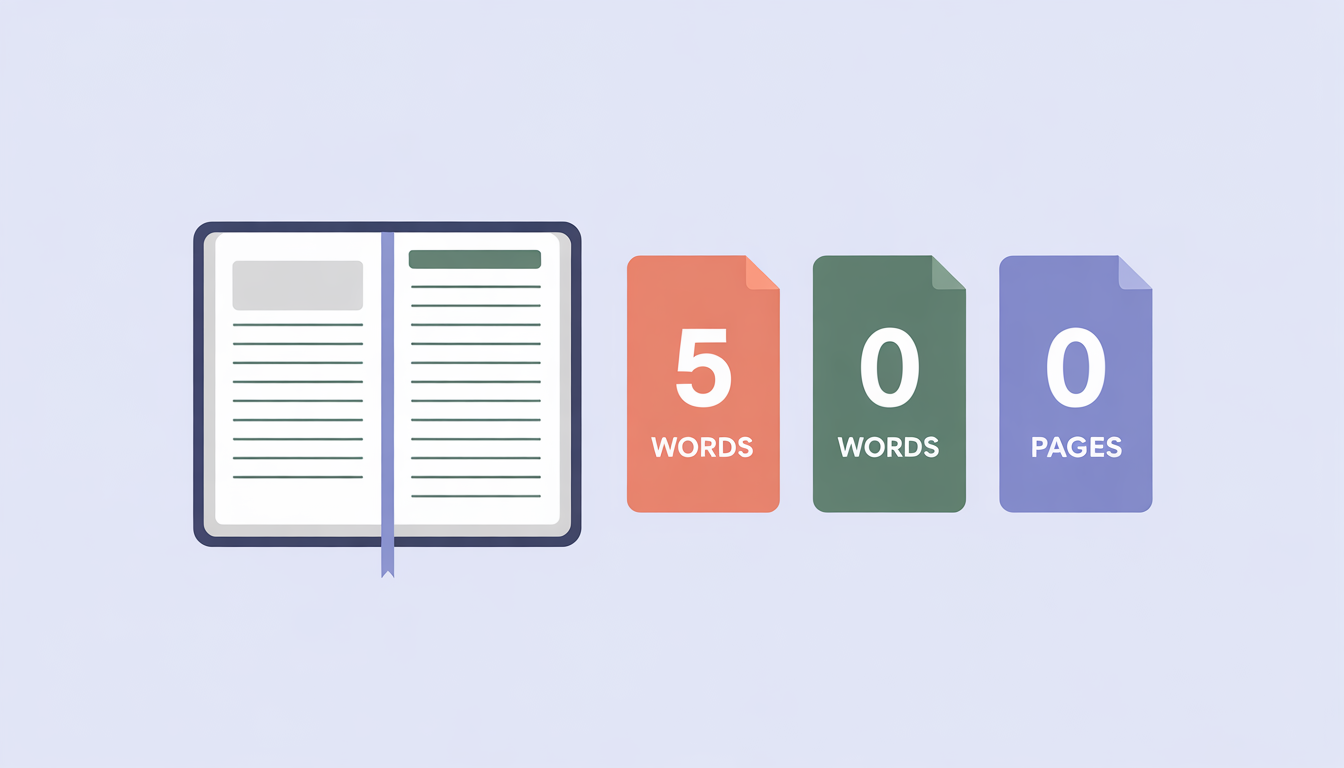 How Many Pages Is 500 Words
