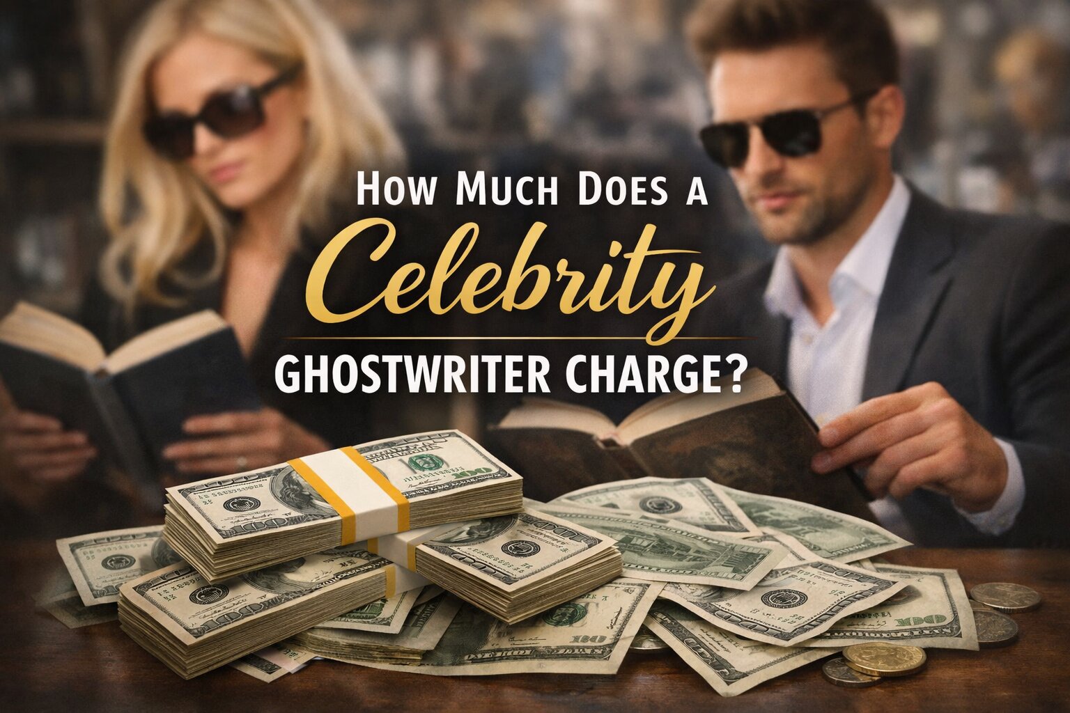 Celebrity ghostwriter costs and cash