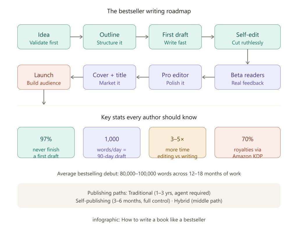 book_writing_roadmap_infographic
